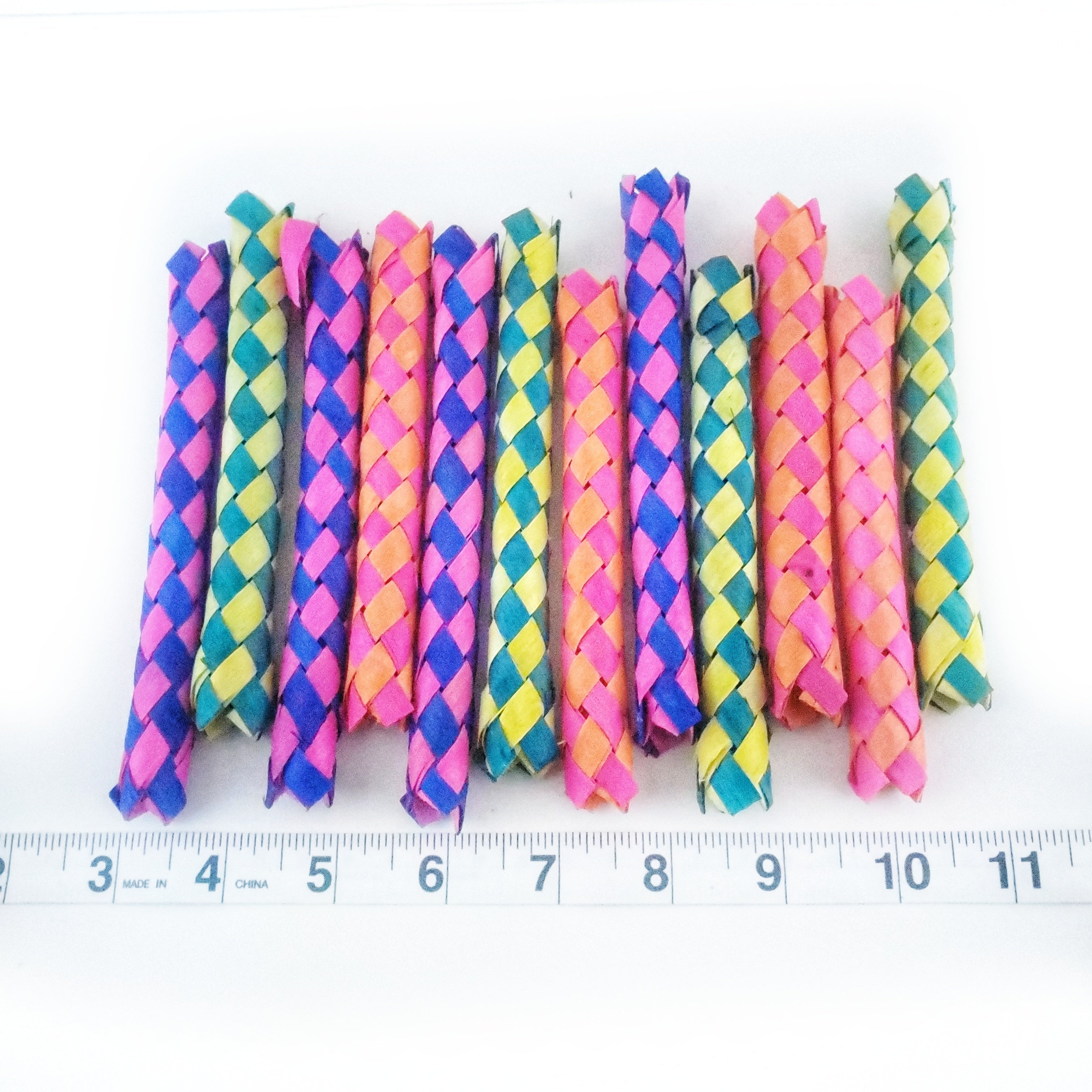 Neon Bamboo Shredders - 12 Pack