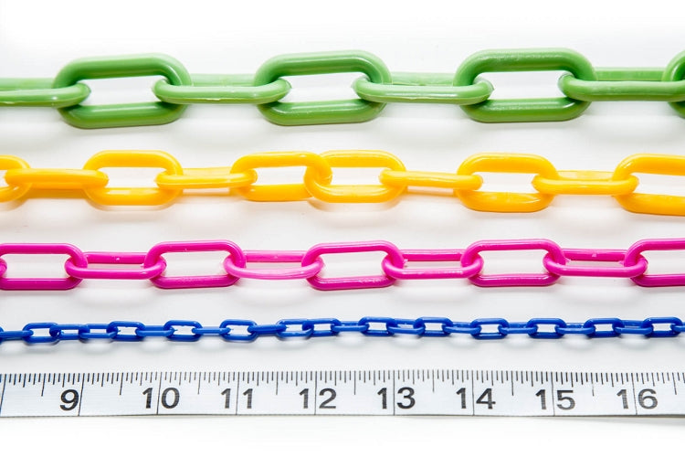 3 Feet - Large (2" x 8mm) Plastic Chain