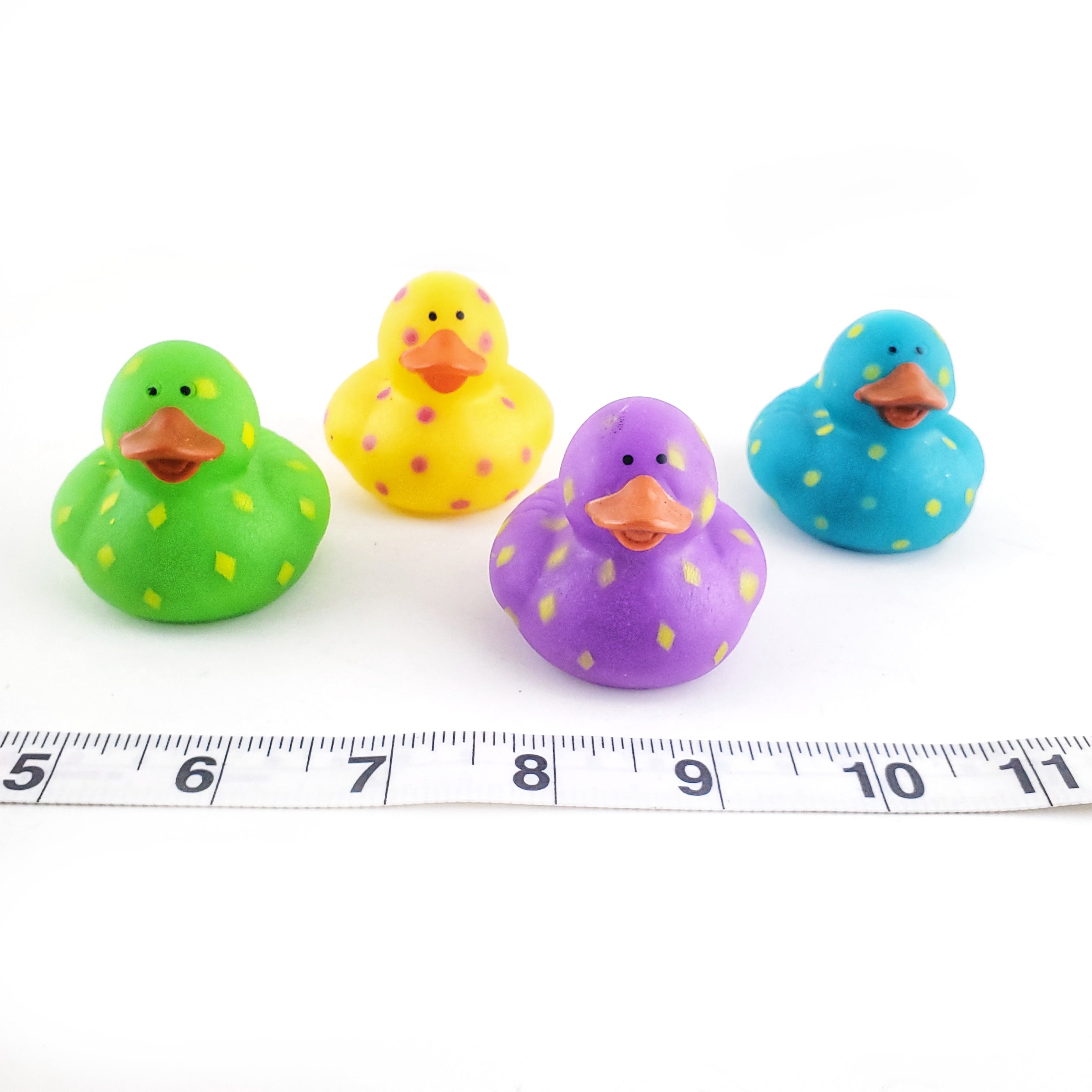 Polka Dot Rubber Ducks - 3 Pack