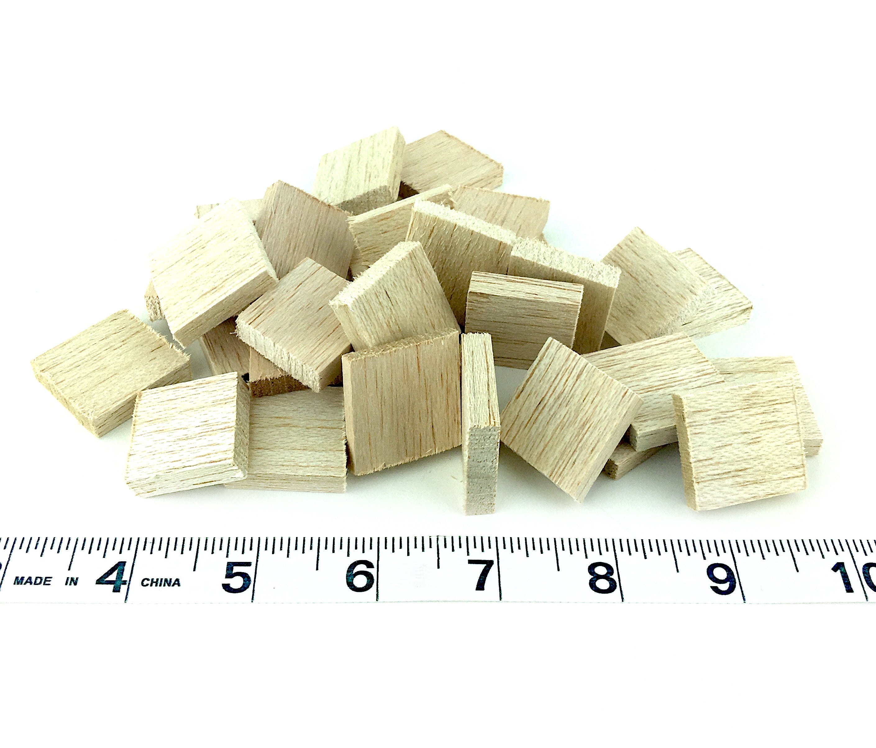 1" Natural Balsa Thins - 20 Pack