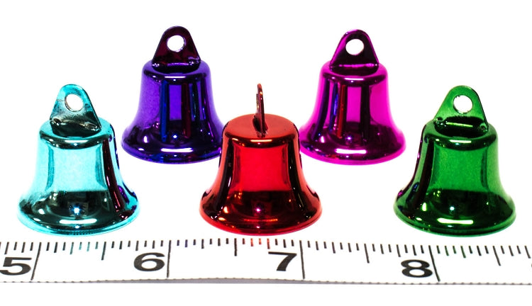 25mm Colorful Liberty Bells - 10 Pack