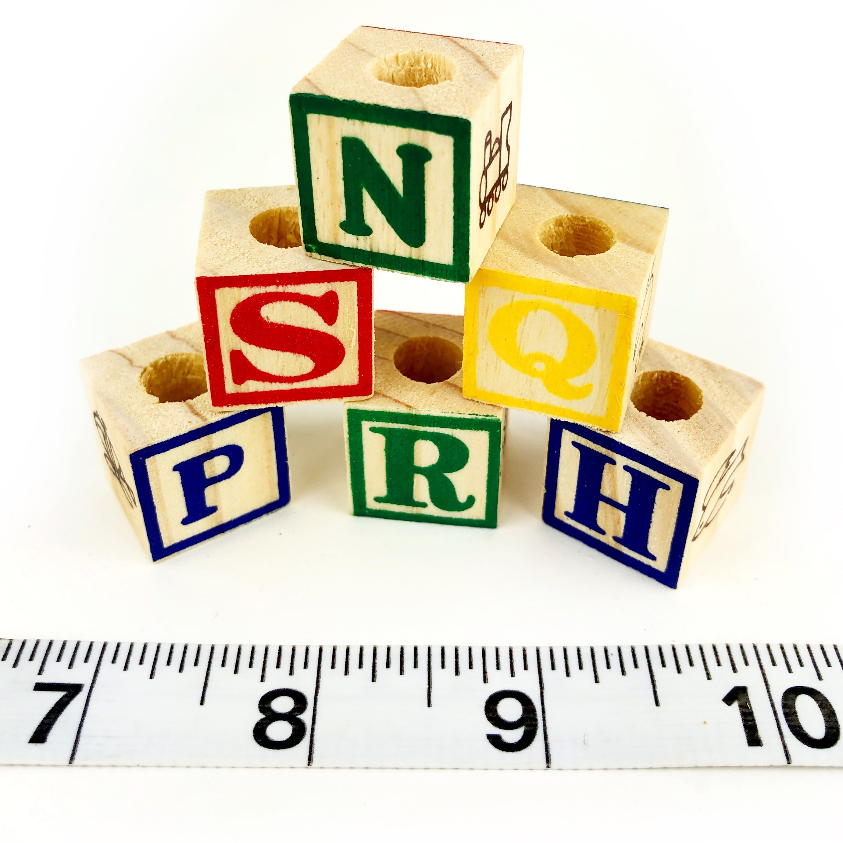 3/4" (20mm) ABC Blocks - 18 Pack