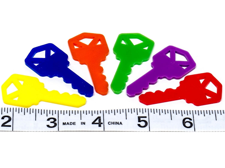 Plastic Birdie Keys - 24 Pack