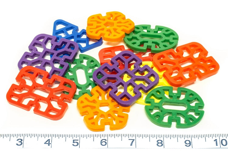 Plastic Waffle Shapes - 10 Pack