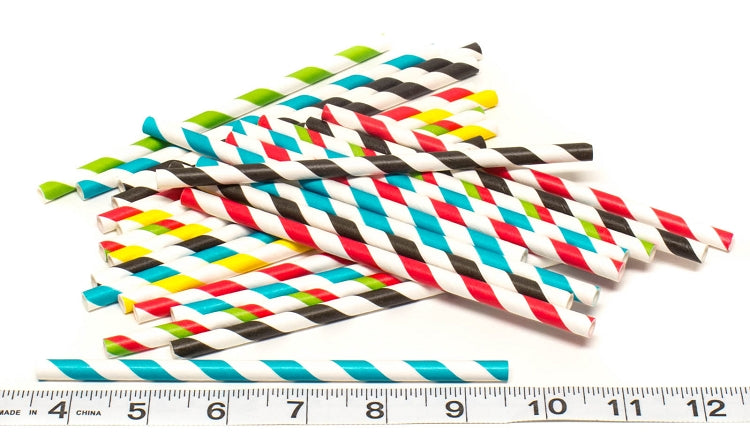 Paper Peeler Straws - 50 Pack