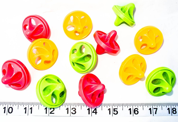 Plastic Spinners - 10 Pack
