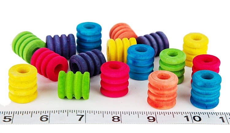Large Groovy Beads - 12 Pack