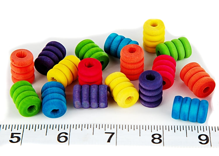 Small Groovy Beads - 24 Pack